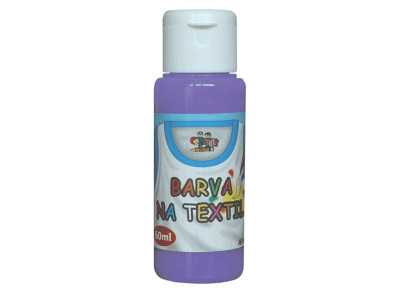 BARVA NA TEXTIL 60ML FIALOVÁ FT1105