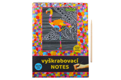 VYŠKRABOVACÍ NOTES 10X14CM W011369