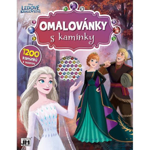 3542-6 OMALOVÁNKY S KAMÍNKY LEDOVÉ KRÁLOVSTVÍ