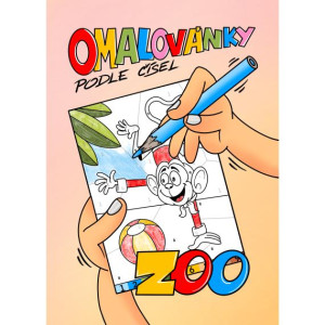 2396  Omalovánky číselné ZOO  A4