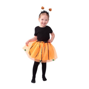 231344 DĚTSKÝ KOSTÝM HALLOWEEN TUTU SUKNĚ S ČELENKOU