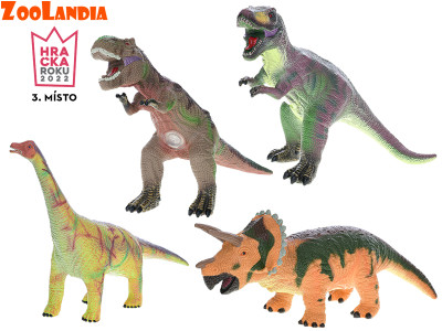 ZOOLANDIA DINOSAURUS 37-40cm 4 DRUHY   51141