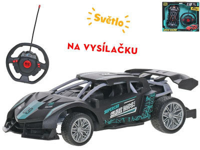 R/C AUTO ZÁVODNÍ NA BATERIE SE SVĚTLEM V KR   68907