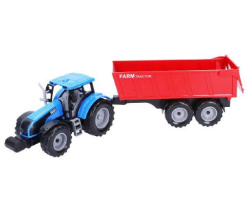 TRAKTOR S VLEČKOU 42CM   W111267