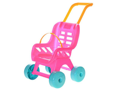 KOČÁREK BUGGY RŮŽOVÝ PLAST    33955