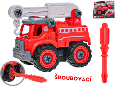 AUTO ŠROUBOVACÍ HASIČI 13CM VOLNÝ CHOD V KR   61699