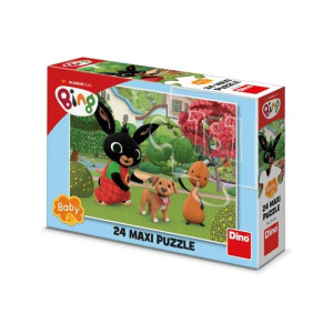 DINO PUZZLE 24 DÍLŮ MAXI BING S PEJSKEM   350250