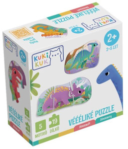 KUKIKUK VÉÉÉLIKÉ PUZZLE DINOSAUŘI   80006