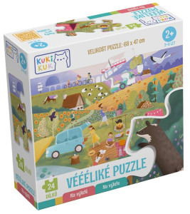 KUKIKUK VÉÉÉLIKÉ PUZZLE NA VÝLETĚ   80052