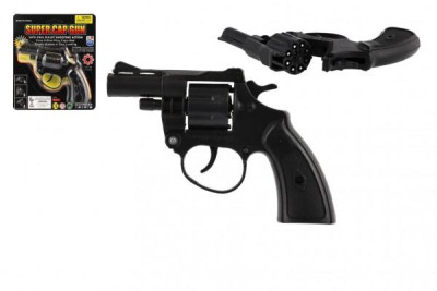 REVOLVER NA KAPSLE 8 RAN PLAST 13CM NA KARTĚ   861316