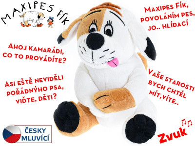 MAXIPES FÍK 20CM ČESKY MLUVÍCÍ NA BATERIE   94533